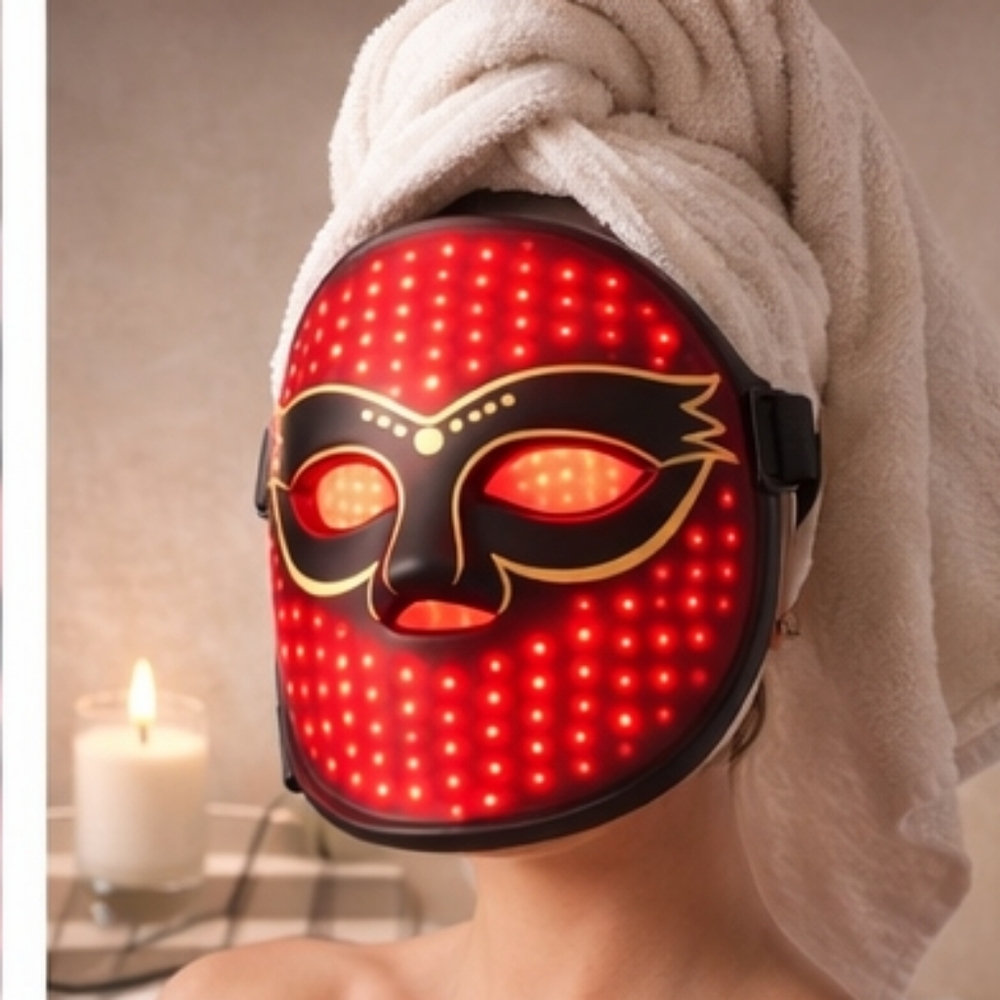 Professional Red Light Therapy LED Face Mask – 7 Color Clinical Skin Treatment |